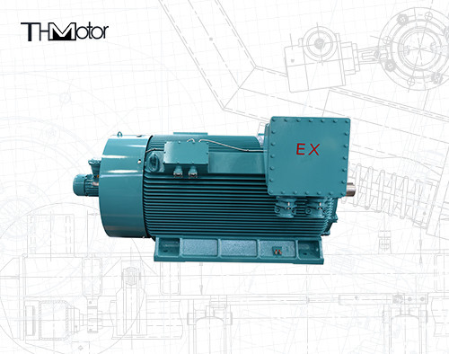 1000kw ao motor à prova de chama do motor elétrico 1500rpm VFD de 12000kw ExdIIBT4 Gb