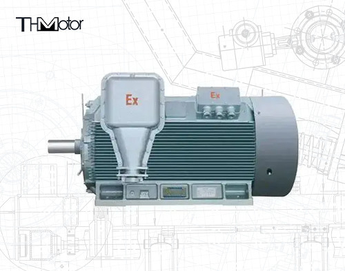 IP55 Motor elétrico resistente a chamas 50 Hz VVVF Regulação de velocidade ≤ 70 dB Nível de ruído