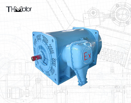 Fase 3 3600rpm assíncrona à prova de chama do motor elétrico da eficiência elevada IE2