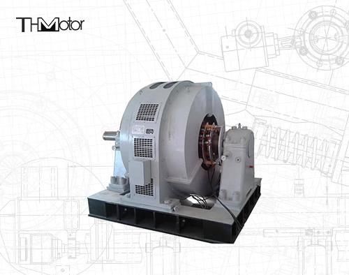 Fornecimento de energia AC Motor síncrono de corrente alternada com gama de potência de 400-15000kw