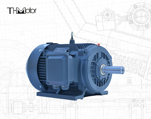 IP54/IP55 Voltage DC Motor 4/6 Polos 0,4-75kw Potência Velocidade do eixo oco 1000 - 3000rpm