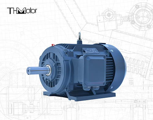 IP54/IP55 Voltage DC Motor 4/6 Polos 0,4-75kw Potência Velocidade do eixo oco 1000 - 3000rpm